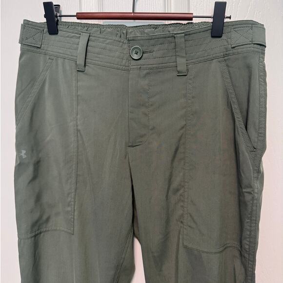 Under Armour Military Green Light & Dry Loose Fit Jogger Pants Women's SP NWT - Picture 5 of 10
